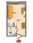 План апартаментов ID 380: Графский переулок, 7