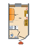 План апартаментов ID 381: Графский переулок, 7
