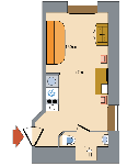 План апартаментов ID 382: Графский переулок, 7
