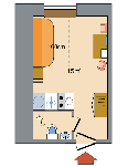 План апартаментов ID 383: Графский переулок, 7