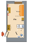 План апартаментов ID 386: Графский переулок, 7