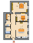 План апартаментов ID 311: Рубинштейна улица, 3