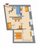 План апартаментов ID 391: Караванная ул, 5